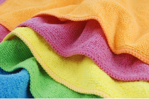 different color electrostatic cloths for dusting