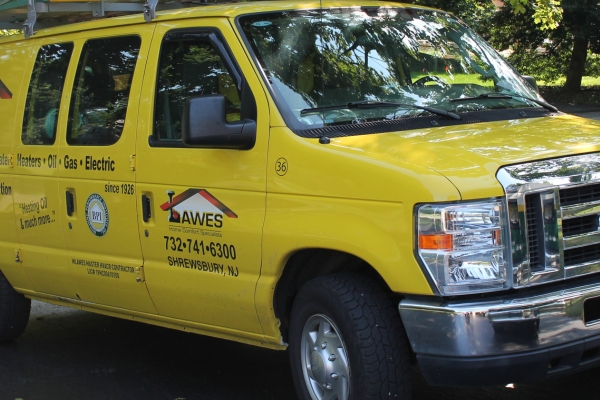 Lawes Company HVAC service van