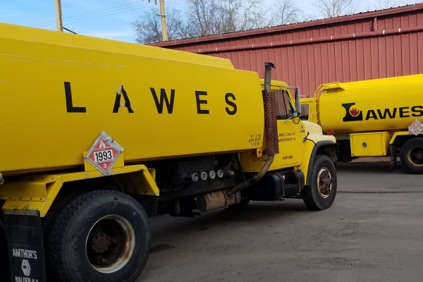 Lawes Company oil delivery truck