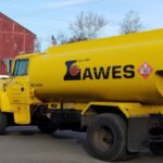 Lawes Company oil delivery truck