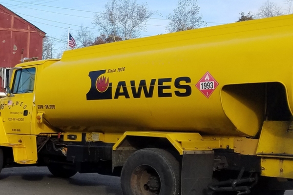 Lawes Company fuel oil delivery truck